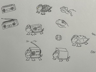ちょっと練習しました(笑)