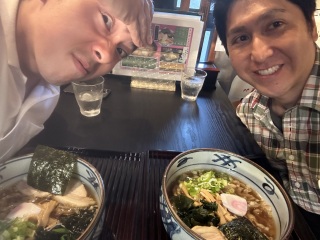 『田之助』さんの青竹打ちの麺。細麺もあります!